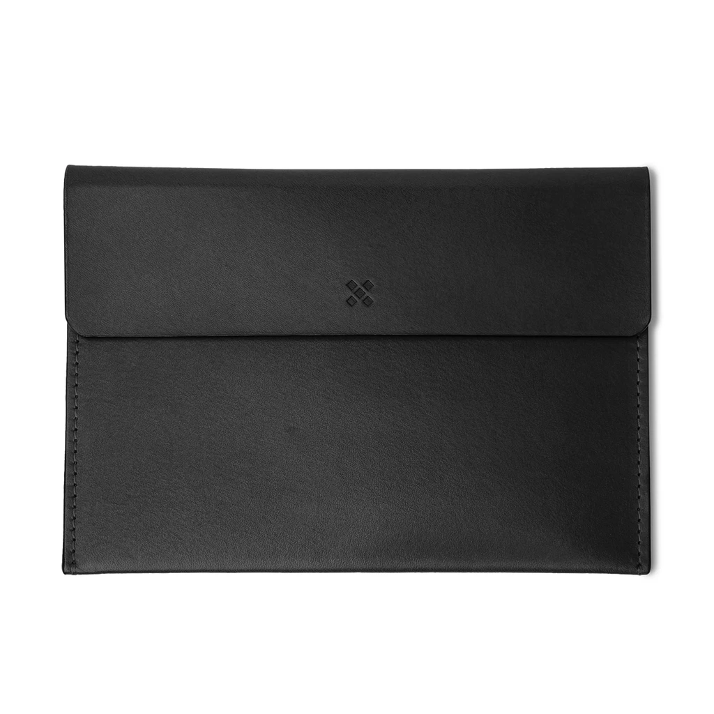 Leder Clutch, Mini Briefcase TRYP Black