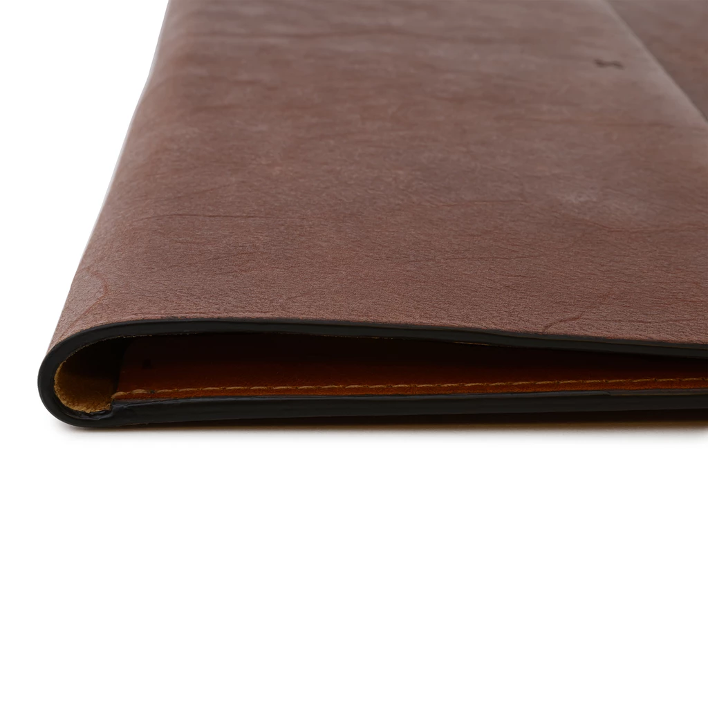 Leder Laptoptasche, Briefcase SLYMM chestnut