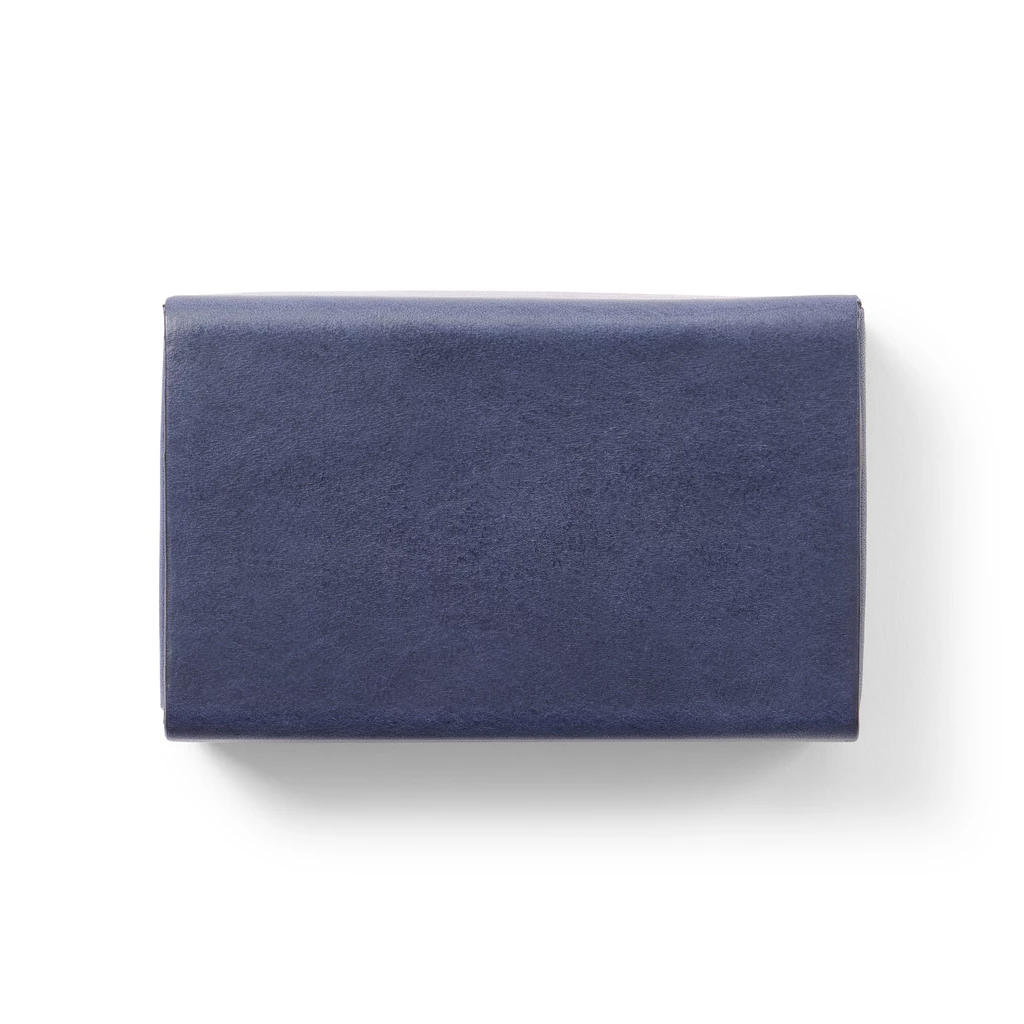 Leder Etui, Leather Case ETWEE Short Navy