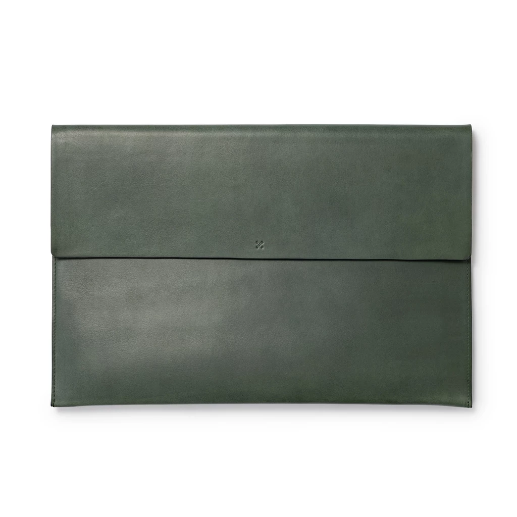 Leder Laptoptasche, Briefcase SLYMM Forest