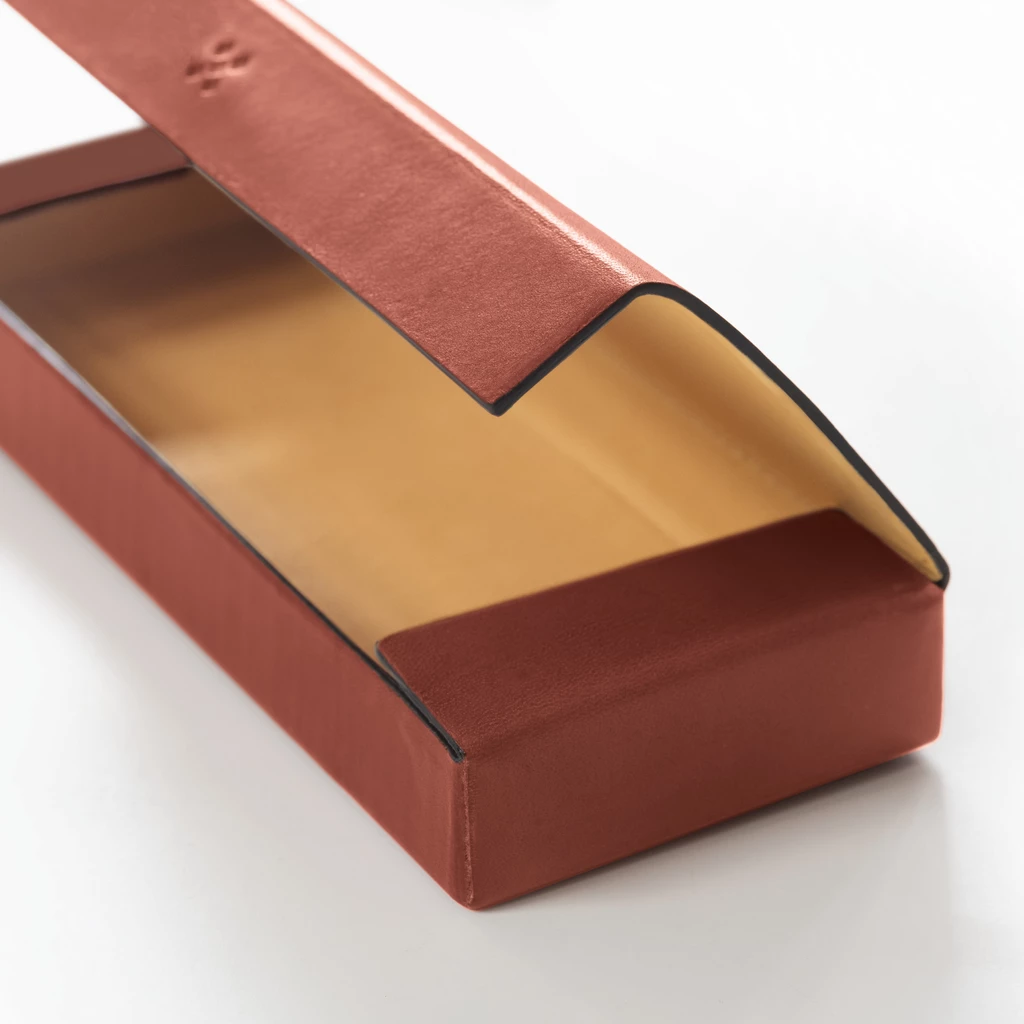Leder Etui, Leather Case ETWEE Long Chestnut