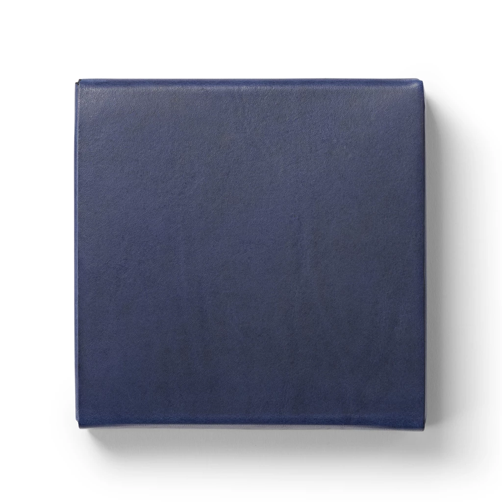 Leder Etui, Leather Case ETWEE Square Navy