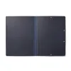 Leder Mappe, Document Folder HYDE Navy - 3